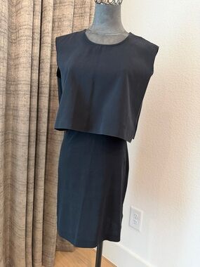 JNBY Black Sleeveless Mini Dress